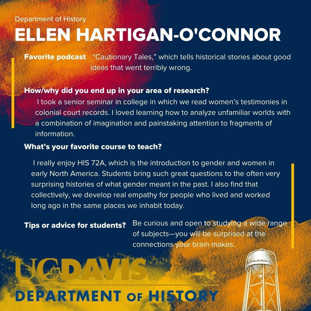 Ellen Hartigan-O'Connor - Faculty Highlights 2