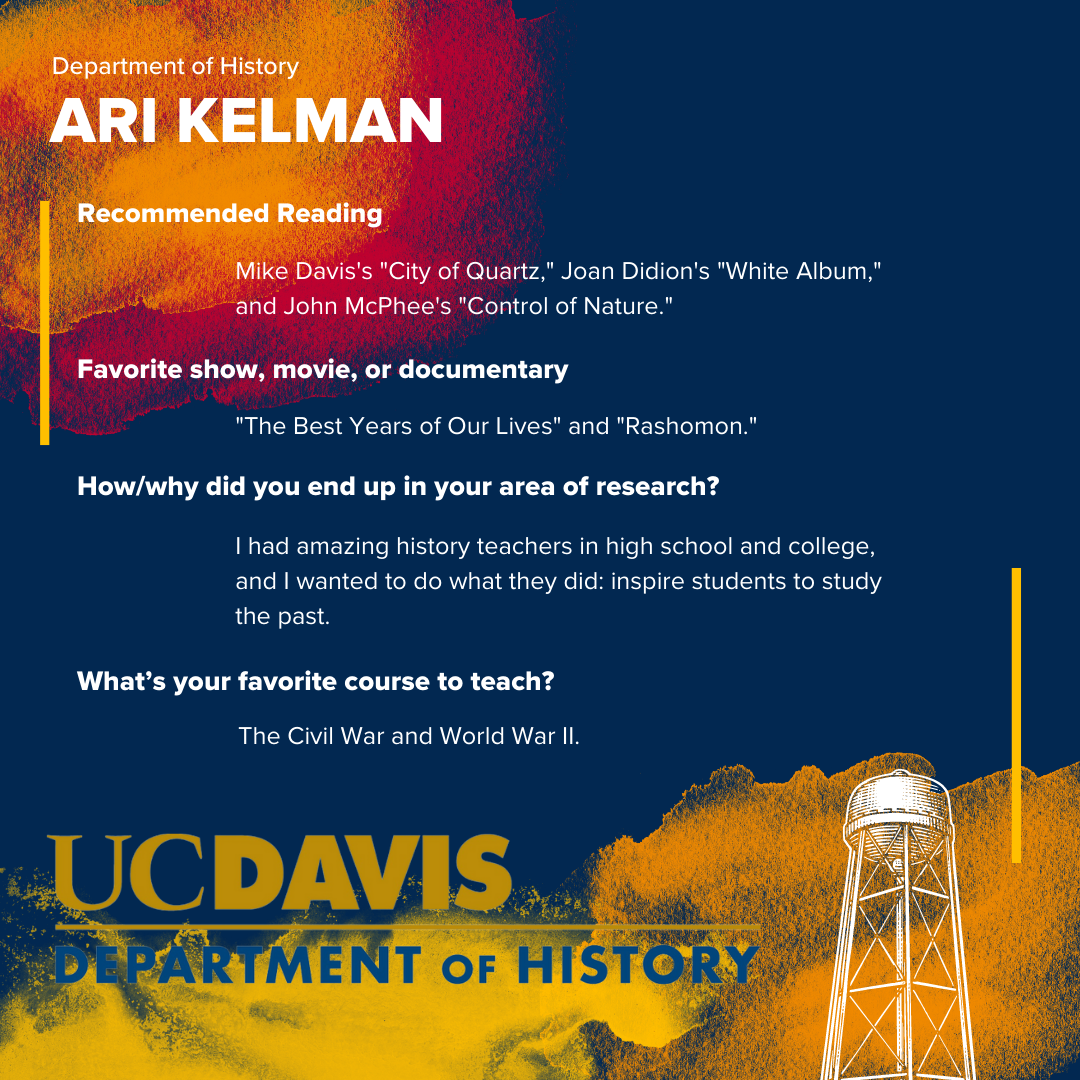 Ari Kelman - Faculty Highlights 1