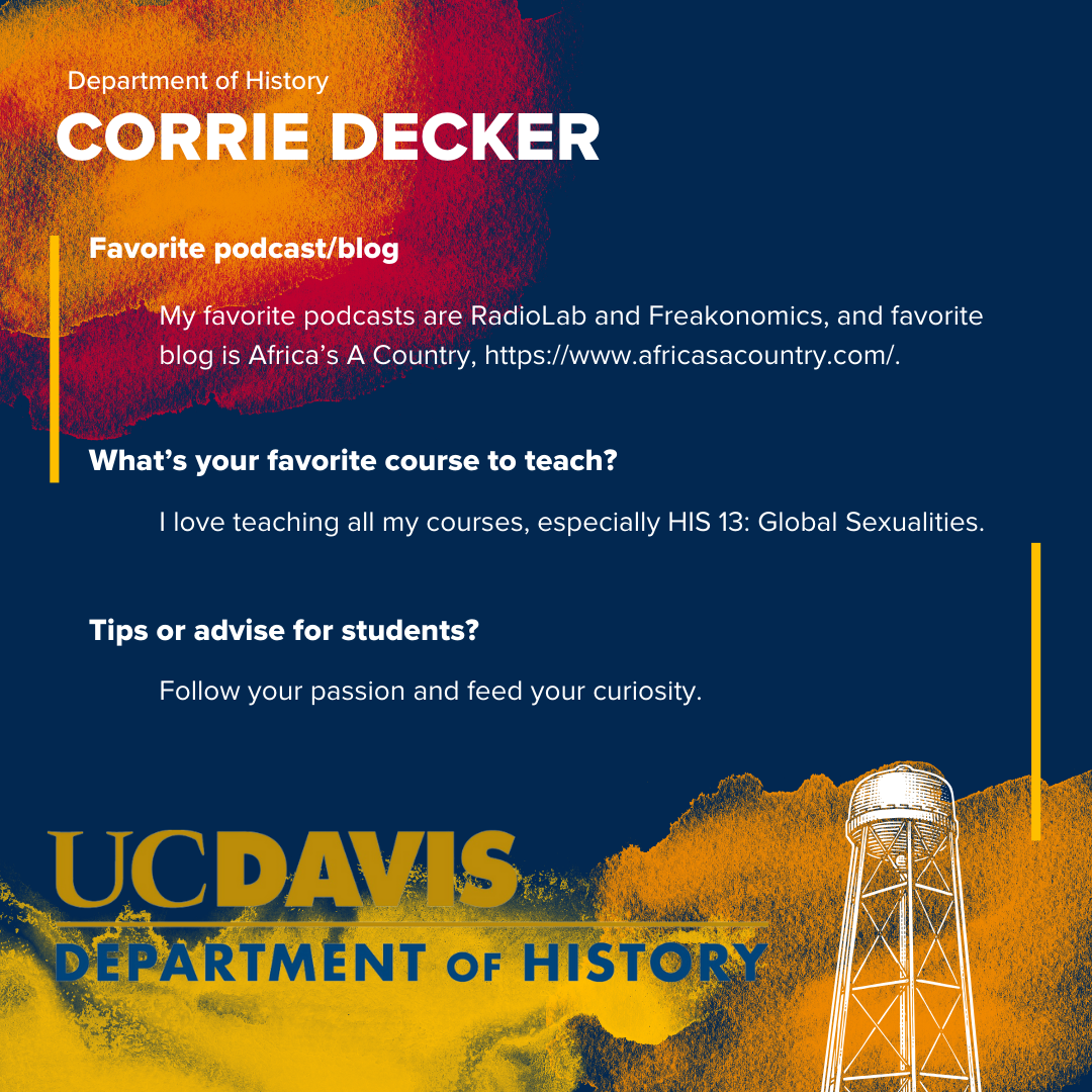 Corrie Decker - Faculty Highlights (1)