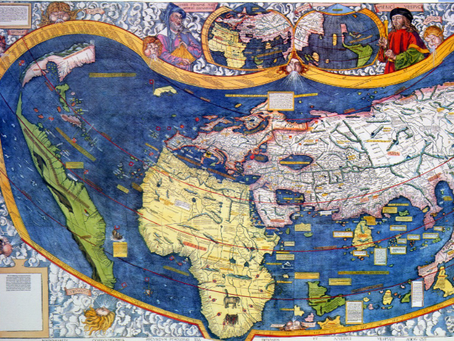 waldseemuller world map