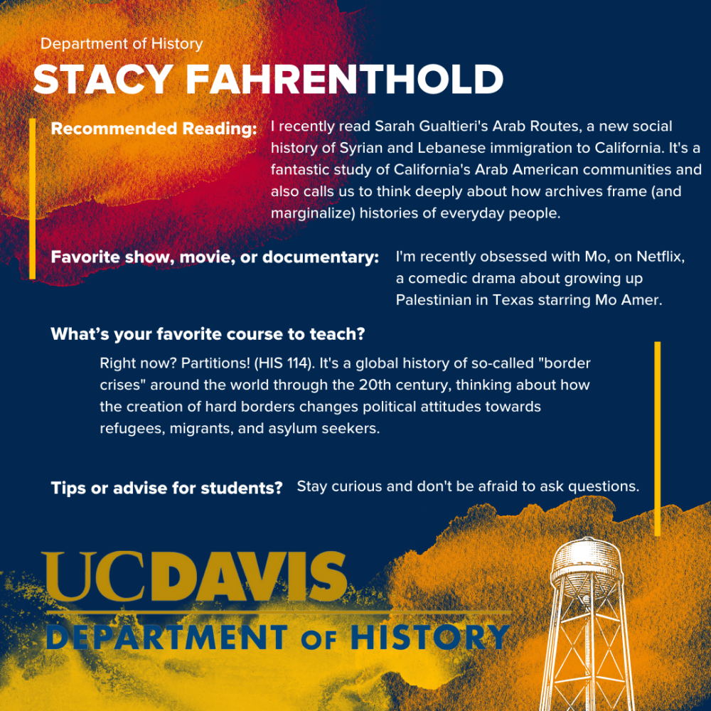 Stacy Fahrenthold - Faculty Highlights 2