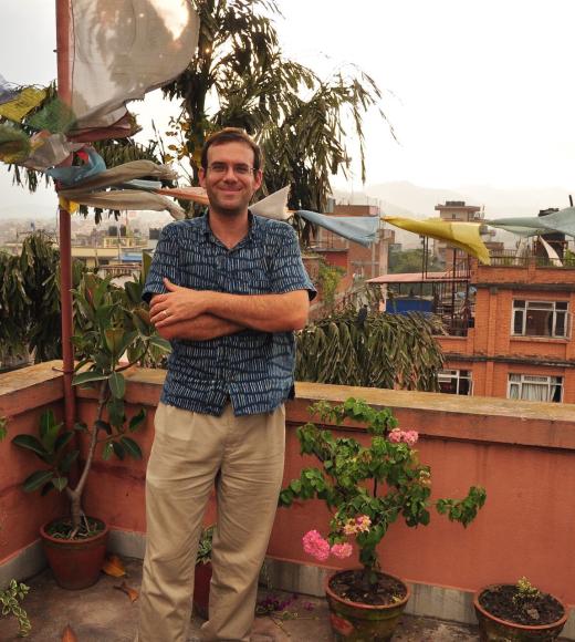 Timothy Orr in Kathmandu, Nepal