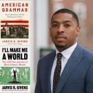 Jarvis Givens and two of his book jackets